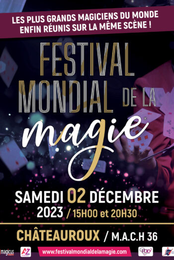 Festival Mondial de la Magie Deols affiche